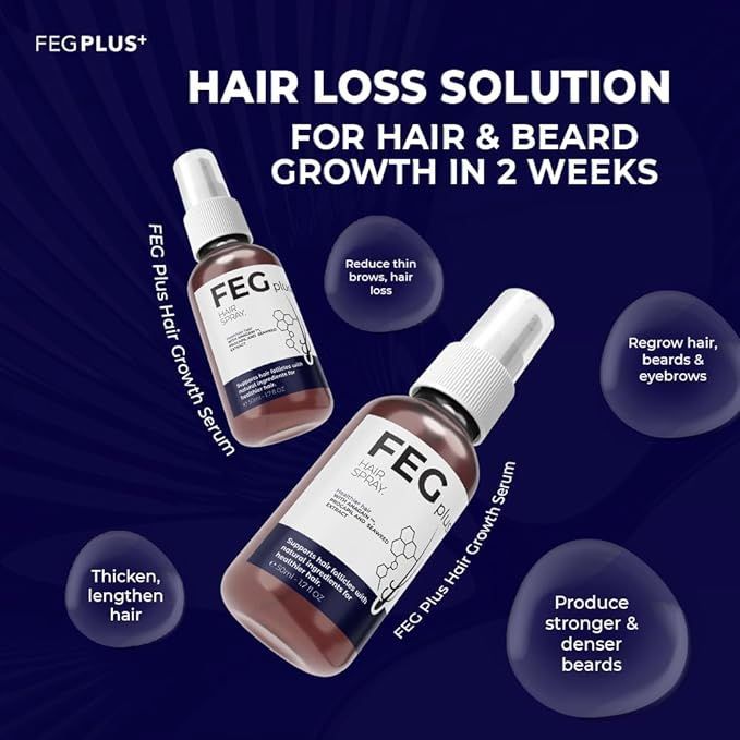 FEG PLUS HAIR SPRAY | 100% GUARANTEED RESULTS